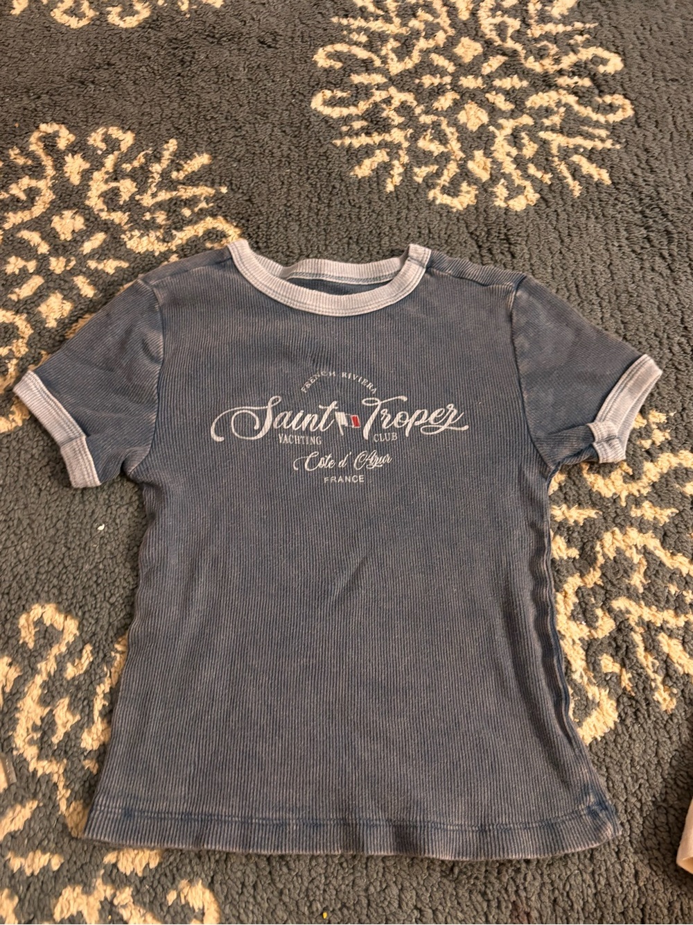 Saint Tropez Blue Short-Sleeve Kids Graphic Tee